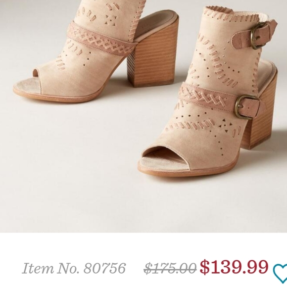 🆕🌿SUNDANCE BOHO LEATHER HIGH HEEL SANDALS🌿 - Picture 2 of 4